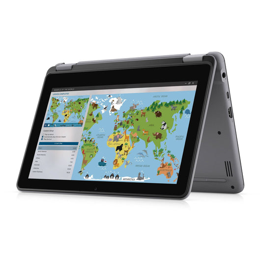 Dell Latitude 3120 11.6" Touchscreen 2-in-1 Laptop, Intel Celeron, 4GB RAM, 128GB SSD, Win11 Pro. (Renewed)