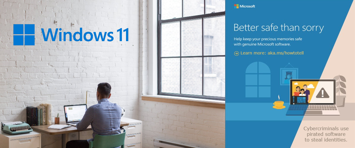 Refurbit uses only authentic Microsoft software like Windows 11