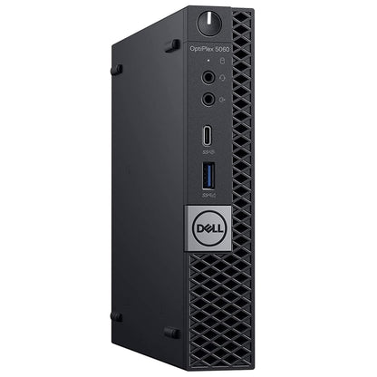 Dell OptiPlex 5060 Micro Desktop Computer, Intel Core i5, 16GB RAM, 256GB SSD, Win11 Pro. (Refurbished)
