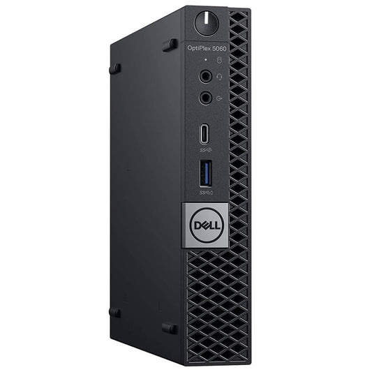 Dell OptiPlex 5060 Micro Desktop Computer, Intel Core i5, 16GB RAM, 256GB SSD, Win11 Pro. (Refurbished)
