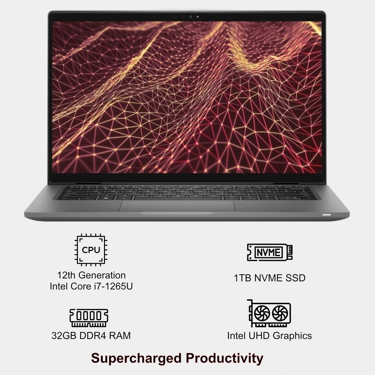 Dell Latitude 7430 14" Touchscreen Laptop, Intel Core i7-12th Gen, 32GB RAM, 1TB SSD, Win11 Pro. (Refurbished)
