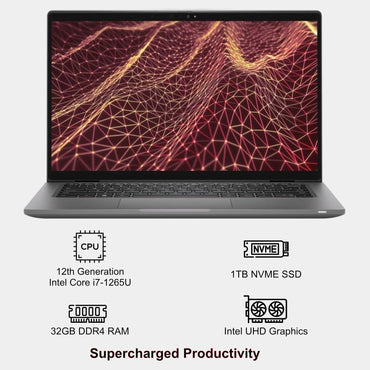 Dell Latitude 7430 14" Touchscreen Laptop, Intel Core i7-12th Gen, 32GB RAM, 1TB SSD, Win11 Pro. (Refurbished)