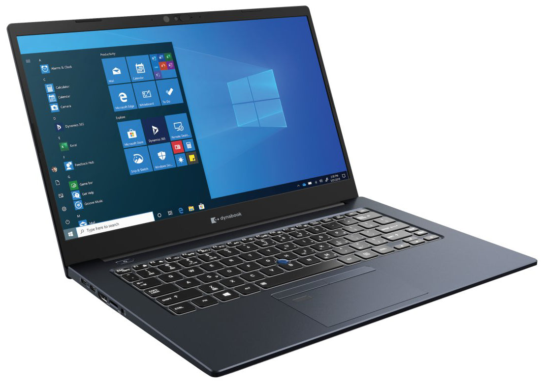 Dynabook (Toshiba) PORTEGE X40-J 14" Laptop, Intel Core i5, 16GB RAM, 256GB SSD, Win11 Pro. Refurbished