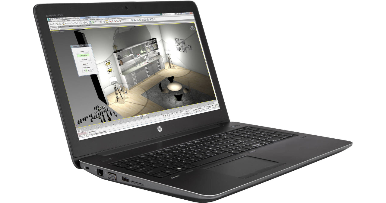 HP ZBook 15 G4 15.6" Laptop, Nvidia Quadro, Intel Xeon, 32GB RAM, 1TB SSD, Win10 Pro (Renewed)