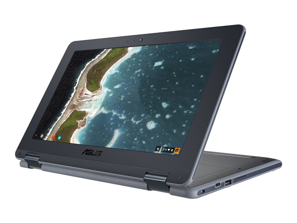 ASUS 11.6" Touchscreen Chromebook Flip C213SA, Intel Celeron, 4GB RAM, 32GB eMMC, Chrome OS. Refurbished